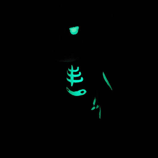 Cerf Squelette phosphorescent