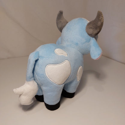 Vache bleue et blanche