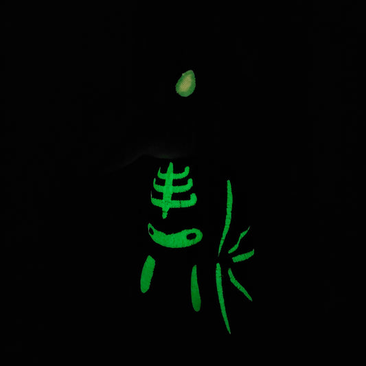 Oiseau Squelette phosphorescent